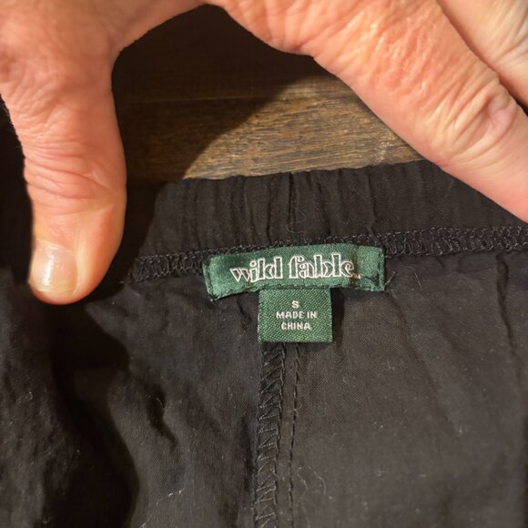 Wild Fable Women's Small Dress Black Open Back Tie Mini Fit & Flare Halter - Picture 7 of 8